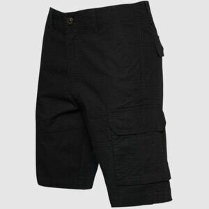 CSG Men's Black Dalles Cargo Shorts
